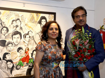Shatrughan Sinha inaugurates Sangeeta Babani's Art Exhibition