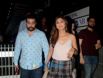 Shilpa Shetty and Raj Kundra snapped at Hakkasan