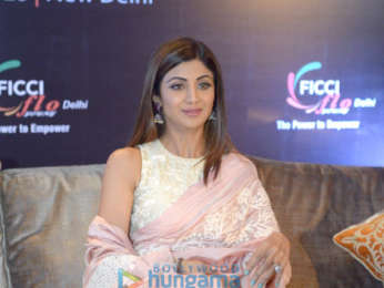 Shilpa Shetty snapped attending FICCI FLO