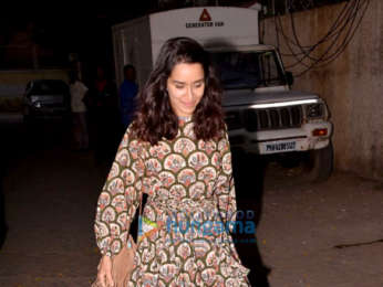 Shraddha Kapoor snapped after a dubbing session in Juhu