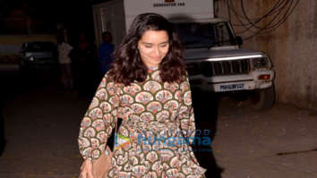 Shraddha Kapoor snapped after a dubbing session in Juhu