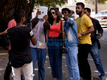 Shraddha Kapoor snapped near her home post a dubbing session