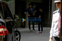 Sidharth Malhotra and Abhay Chopra spotted at Bandra