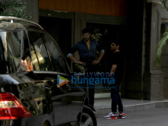 Sidharth Malhotra and Abhay Chopra spotted at Bandra