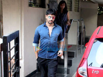 Sidharth Malhotra snapped at the Matrix office