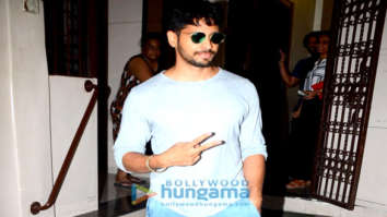 Sidharth Malhotra spotted at the dubbing studio in Bandra