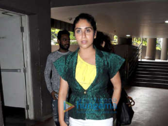 Singer Neha Bhasin snapped at Mumbai airport as she returns from Goa