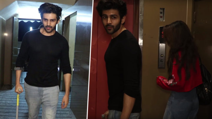 Sonu Ke Titu Ki Sweety Star Kartik Aryan Spotted At Juhu PVR With His Girlfriend