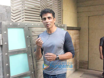 Sonu Sood spotted in Bandra