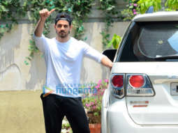 Sooraj Pancholi snapped outside gym