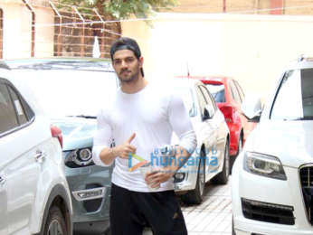 Sooraj Pancholi spotted at the T-Series' office in Andheri