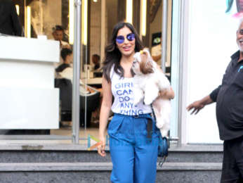 Sophie Choudry spotted at Dessange salon in Bandra