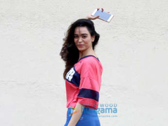 Soundarya Sharma spotted at a post workout session in Andheri