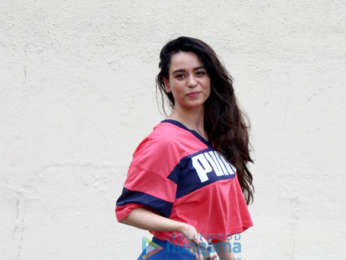 Soundarya Sharma spotted at a post workout session in Andheri