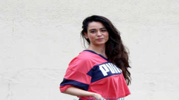 Soundarya Sharma spotted at a post workout session in Andheri