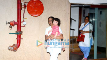Taimur Ali Khan snapped at his friends house in Bandra