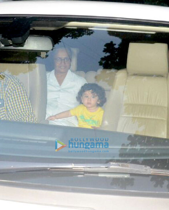 taimur ali khan snapped grandma babita kapoors home at khar 2