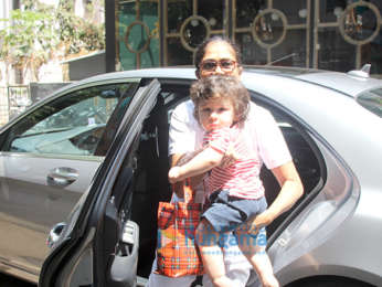 Taimur Ali Khan snapped outside his play school