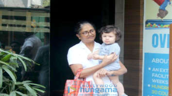 Taimur Ali Khan spotted at play school in Bandra