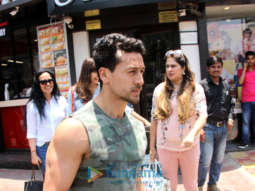 Tiger Shroff and Disha Patani snapped at Bastian