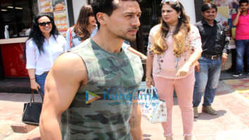 Tiger Shroff and Disha Patani snapped at Bastian