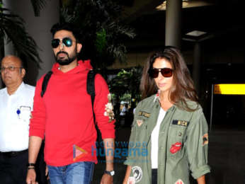 Urvashi Rautela, Abhishek Bachchan, Seema Khan and others snapped at the airport