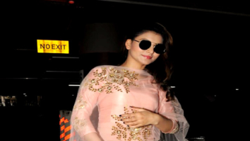 Urvashi Rautela snapped returning from Delhi