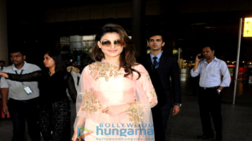 Urvashi Rautela snapped returning from Delhi