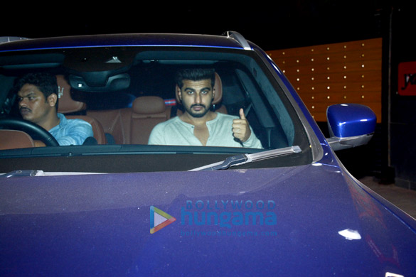 varun dhawan banita sandhu and others grace the special screening of october 23