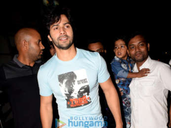 Varun Dhawan and Banita Sandhu snapped at PVR, Juhu