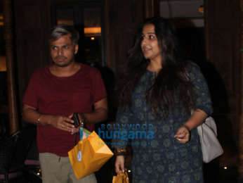 Vidya Balan spotted at Nut Craker restaurant in Bandra