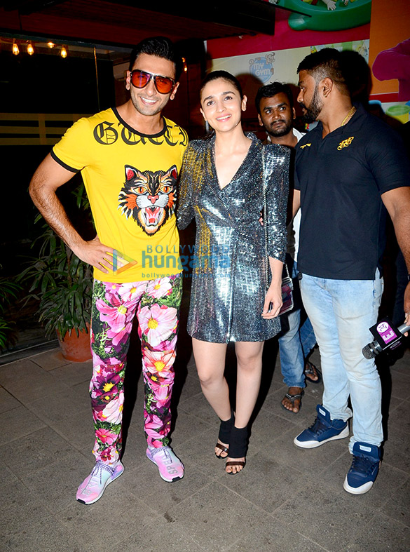 Ranveer Singh, Alia Bhatt, Kalki Koechlin, Divine attend wrap up party of Zoya Akhtar’s ‘Gully Boy’