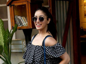 Yami gautam and Soundarya Sharma spotted at The Fable Cafe in Juhu