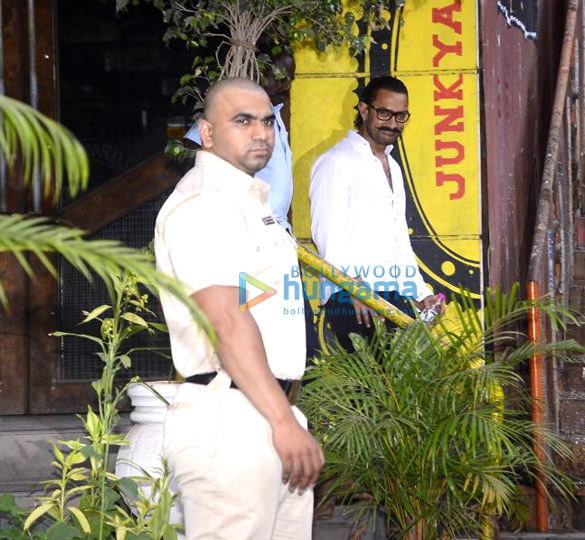 Aamir Khan snapped at a spa in Bandra