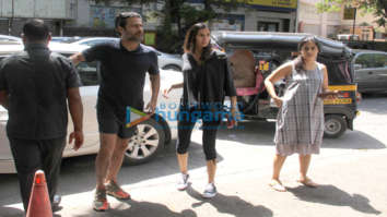 Abhishek Kapoor snapped with his wife in Bandra