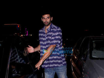 Aditya Roy Kapur spotted at Indigo in Bandra
