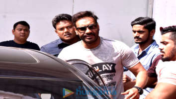 Ajay Devgn snapped on his film sets