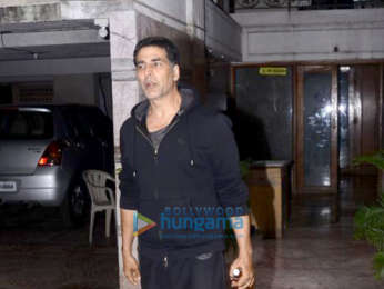 Akshay Kumar and Twinkle Khanna snapped at Ritesh Sidhwani's office