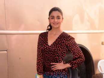 Alia Bhatt, Vicky Kaushal and Meghna Gulzar snapped promoting their film Raazi