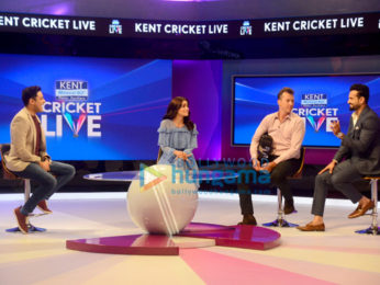 Alia Bhatt promotes Raazi on the sets of Kent Cricket Live