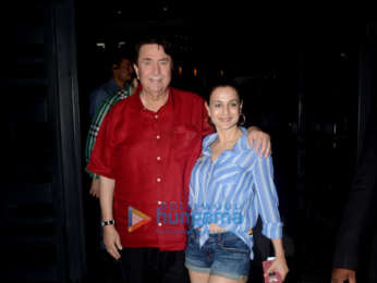 Ameesha Patel and Randhir Kapoor snapped at BKC