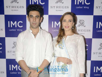 Amit Sadh and Iulia Vantur snapped at the panel discussion of IMC Ladies Wing Utsahati