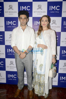 Amit Sadh and Iulia Vantur snapped at the panel discussion of IMC Ladies Wing Utsahati