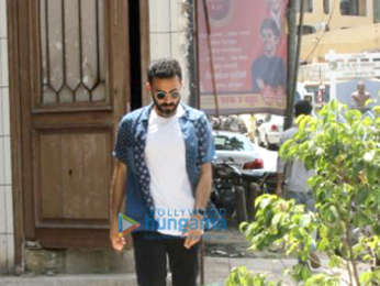 Anand Ahuja snapped checking out his new place in Bandra