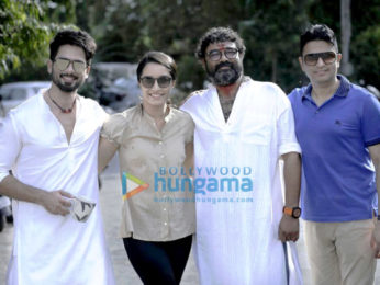 On The Sets Of The Movie Batti Gul Meter Chalu