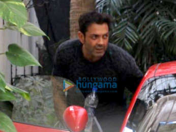 Bobby Deol dubs for Race 3 at Sunny Super Sound in Mumbai