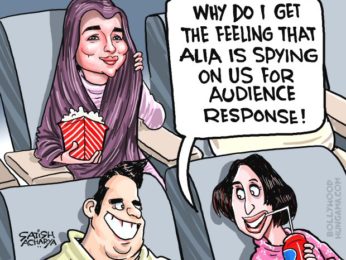 Bollywood Toons: Alia Bhatt’s spy drama Raazi nearing 100 crore club!