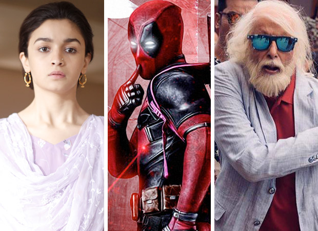 Box Office Monday collections - Raazi (3.70 crore), Deadpool 2 (approx. 5 crore), 102 Not Out (65 lakhs)