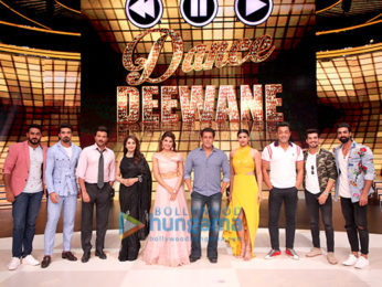 Cast of Race 3 snapped promoting the film on sets of the show Dance Deewane