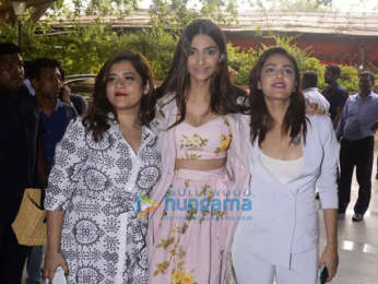Cast of Veere Di Wedding snapped promoting their film